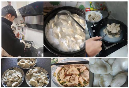 7.香喷喷的饺子出锅了