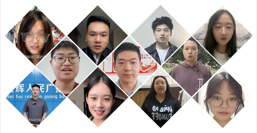 7.往届优秀毕业生代表通过视频向学弟学妹们传递鼓励与经验
