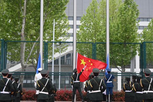 4.升旗仪式现场